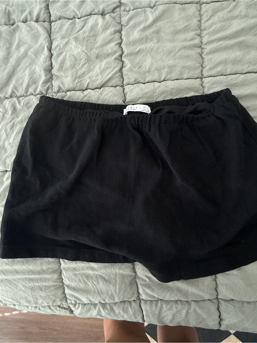 Black Women’s Elastic-Waist Skort - Unbranded